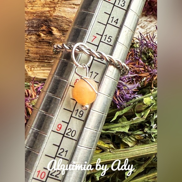 Alquimia Silver and Orange Ring - Picture 2 of 2